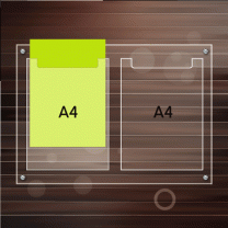 C412 壁面DM架 (A4x2)